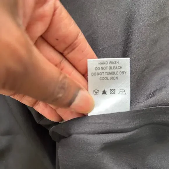 🥶 Lovers and Friends Black Wildfire Mini Dress Size Small - Picture 9 of 10